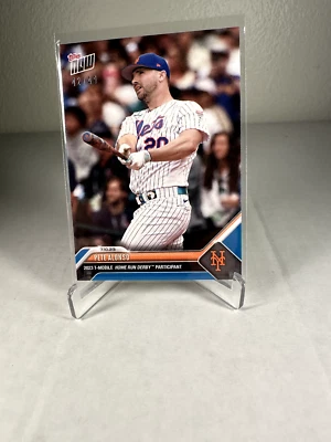 2023 Topps Now #554 Pete Alonso Blue Parallel Card #d 42/49 - Image 1 of 2
