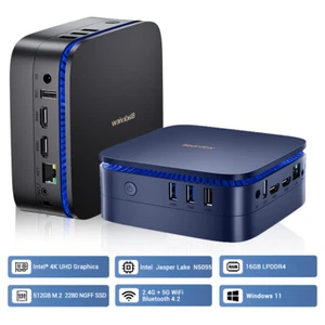 Blackview MP60 Mini PC Win 11 Pro 16GB 512GB SSD Max 2TB Ordenador Intel N5095 - Imagen 1 de 13