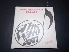 The Who - Encore Series LIVE NTSC Region 1 DVD Long Beach, CA 02 26 2007