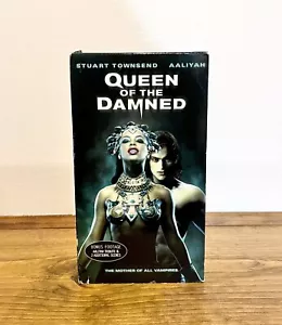 Queen of the Damned (VHS, 2002) Stuart Townsend Aaliyah Cult Vampire Horror OOP - Picture 1 of 5