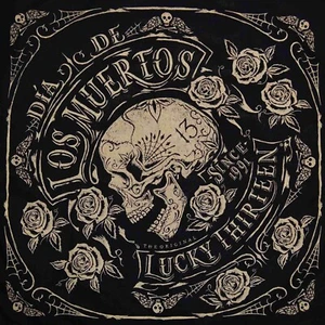 Lucky 13 Dead Skull Los Muertos Bandana Rockabilly Tattoo Punk Retro Kustom - Picture 1 of 1