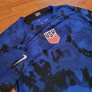 USA USMNT Jersey Hombre XL Azul Nike Dri Fit 2022 Visitante Kit Estados Unidos - Imagen 1 de 9