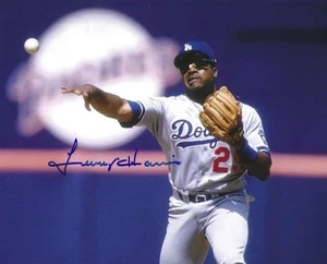 Signed  8x10 LENNY HARRIS  Los Angeles Dodgers Autographed Photo w/COA - Picture 1 of 1
