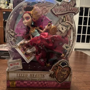 Ever After High Way Too Wonderland Lizzie Hearts Doll Queen of Hearts NIB - Picture 1 of 3