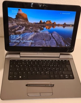Tablet HP PRO x2 612 G1 Core i5 4002Y 8GB RAM 256GB SSD Touch-Screen Win 10 Pro - Bild 1 von 4