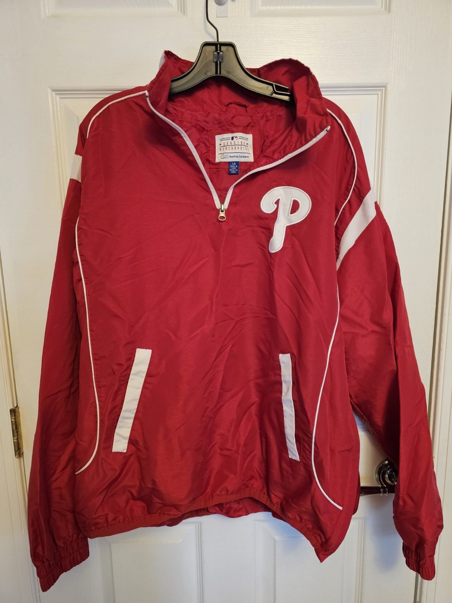 フィラデルフィア・フィリーズ G-III & CARL BANKS コート XL Men's Philadelphia Phillies G-III Sports by Carl Banks Red