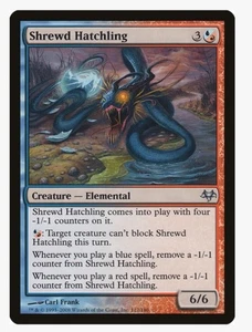 Shrewd Hatchling #112 Eventide Magic Card in a Protective Sleeve - Picture 1 of 3