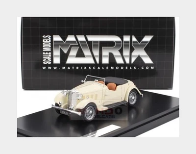 1:43 MATRIX Rover 12Hp (P1) Tourer Cabriolet Open 1934 White MX41706-133 - Immagine 1 di 2