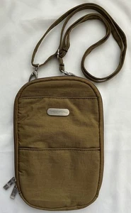 Baggallini Crossbody Rectangle Travel Small Bag Adj Strap Brown - Picture 1 of 11