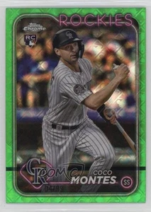 2024 Topps Chrome Logofractor Edition Green Refractor /99 Coco Montes Rookie RC - Picture 1 of 4