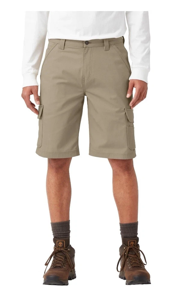 Genuine Dickies Men's Khaki Duck Canvas Flex Utility Shorts Size 44