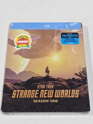 Star Trek Strange New Worlds Season 1 Blu-ray Steelbook New Sealed Sci-Fi Series Foto 1 de 4