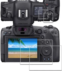 [2 piezas Protector de pantalla para Canon EOS R5/EOS R1/EOSR5/Eosr1+[2 piezas] Vidrio superior Sc - Imagen 1 de 12