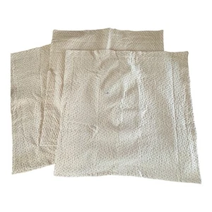 Funda de almohada TRES habitaciones y tablas 30” X 29,5 rosa pálido y patrón blanco roto SIN USAR - Imagen 1 de 20