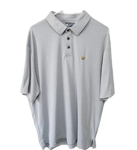 Jack Nicklaus Polo Golf Shirt XL Men's Golden Bear Collection Gray Textured - Picture 1 of 4
