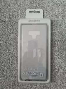 Official Samsung Galaxy Note 9 Phone Silicone Gel Rubber Bumper Clear Case Cover - Picture 1 of 1