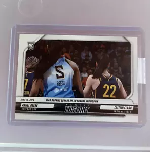 Angel Reese Caitlin Clark 2024-25 Panini - Instant WNBA 1 of 2870 No 73 Dual RC - Picture 1 of 7