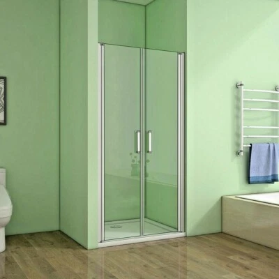 Duschtür Pendeltür Nischentür Duschkabine Duschabtrennung Schwingtür Dusche H185 - Bild 1 von 4