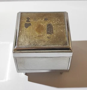 Caja de música vintage japonesa Jojo Bridge joyería baratija "Lago de los Cisnes" de Lady Mate - Imagen 1 de 5
