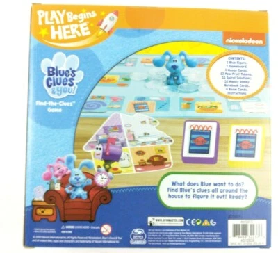 Blue’s Clues Find the Clues con Figura Práctico Dandy Cuaderno Tarjetas Pata Fichas JUEGO Foto 1 de 4