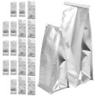 20pcs Grease Resistant Foil Lined Snack Bags for Hamburgers and Sandwiches