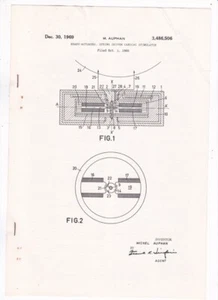 1966 MEDICAL SCIENCE EE. UU. patente dispositivo estimulante cardíaco impulsado por resorte - Imagen 1 de 3
