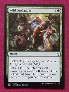 Magic The Gathering DOMINARIA WILD ONSLAUGHT green card MTG - Picture 1 of 2