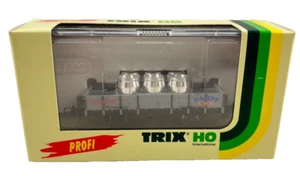 (DA)Trix H0 23925 vagón bajo, barriles de cerveza de aluminio cerveza de vapor [como nuevo, DC, EMBALAJE ORIGINAL] - Imagen 1 de 4