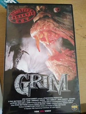 VHS Rarität: GRIM - IN DEN KATAKOMBEN DES GRAUENS (1995)  - Bild 1 von 2