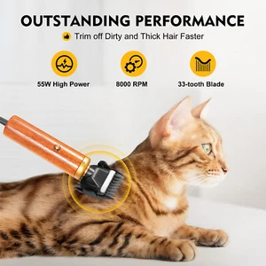 55 w Electric Clipper Shears Tool Shearing Rabbit Cat Dog Pet Shears - Picture 1 of 10