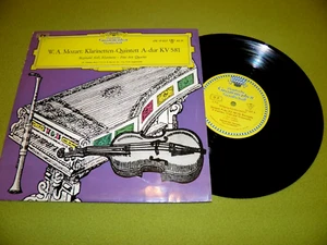 Mozart Clarinet Quintet Reginald Kell Fine Arts Quartet 1964 DGG Tulip 10" LP EX - Picture 1 of 2