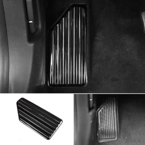 For Hyundai Elantra 2021-2022 Black Titanium Footrest Pad Pedal Cover Trim 1pcs - Picture 1 of 10