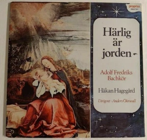 HAKAN HAGEGARD w Choir Harlig ar jorden PROP 7837 audiophile (LP) 1980 EX/EX - Picture 1 of 4