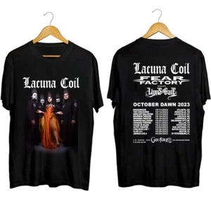 Camisa Lacuna Coil 2023 Dawn Gira por Estados Unidos, Camisa de Fan de Banda, Camisa de Concierto 2023 - Imagen 1 de 5