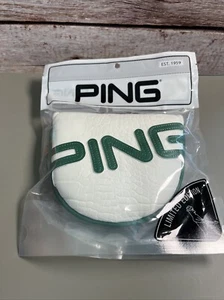 Ping Masters Edizione Limitata Mallet Putter Copricapo 2024 Pelle Chiusura Calamita - Foto 1 di 4