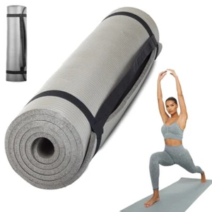 Gymnastikmatte Sportmatte Yogamatte Fitness Aerobic Pilates 1cm dick - Bild 1 von 8