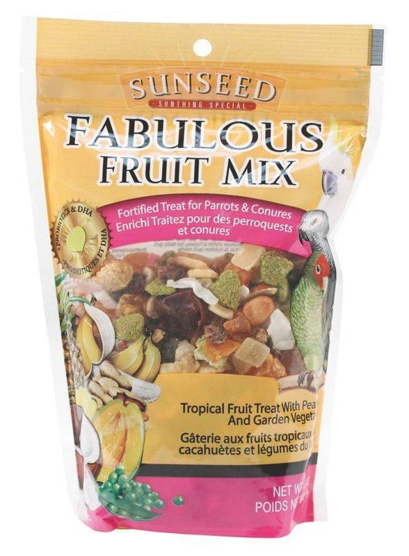 Sunseed Fabulous Fruit Mix For Parrots & Conures 12 Oz Null