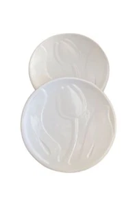 COLONY CRAFTS La Tulipe Nicholas Angelakos earthenware desert plate 8” (4 pcs) - Picture 1 of 4