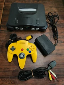 Nintendo 64 N64 Original System Konsole mit Original Controller und Codes getestet - Bild 1 von 8