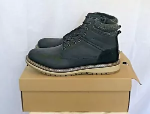 Reservierte Schuhe Mittelstiefel Herren Banken Schnürung schwarz Gr. 10 Stil: RF1003 - Bild 1 von 10