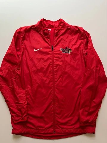 Nike Illinois State Redbirds Sweatshirt Mens Large Red Full Zip Windbreaker NCAA Cover