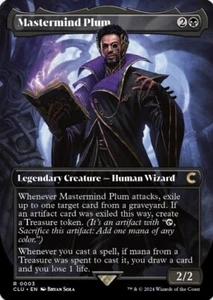 1 x Mastermind Plum - Borderless - Ravnica: Clue Edition - LP - MTG - Picture 1 of 1