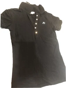 Camiseta polo negro para niñas Aeropostale talla extra pequeña XS - Imagen 1 de 5