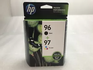 Genuine HP 96/97 Black+Color OfficeJet 7210 7310 7410 B8350 9800 Exp. March 2015 - Picture 1 of 4