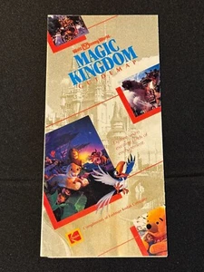 Walt Disney World Magic Kingdom Guidemap 1994 1990s Florida Vtg Brochure - Picture 1 of 3