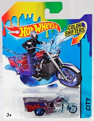Hot Wheels Boss Hoss Color Shifters City Series - BHR32 NRFP 2014 Clear Red 1:64 - Image 1 of 4