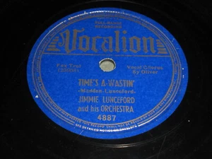 Jimmie Lunceford: Time's A-Wastin' / Well, All Right Then 78 - Foto 1 di 1