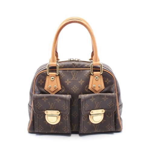 LOUIS VUITTON（LV） Borsa a mano Louis Vuitton Manhattan PM M40026 tela monogramma marrone usata donna LV