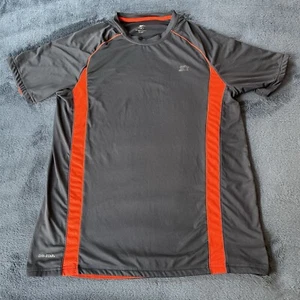 Starter Dri-Star Men’s Short Sleeve Red/Gray Athletic Shirt Medium - Picture 1 of 9
