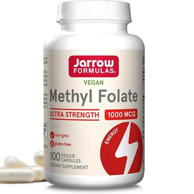 Jarrow Formulas, Methyl Folate, 1000mcg, 100 Veg. Capsule - spedizione lampo - Immagine 1 di 3